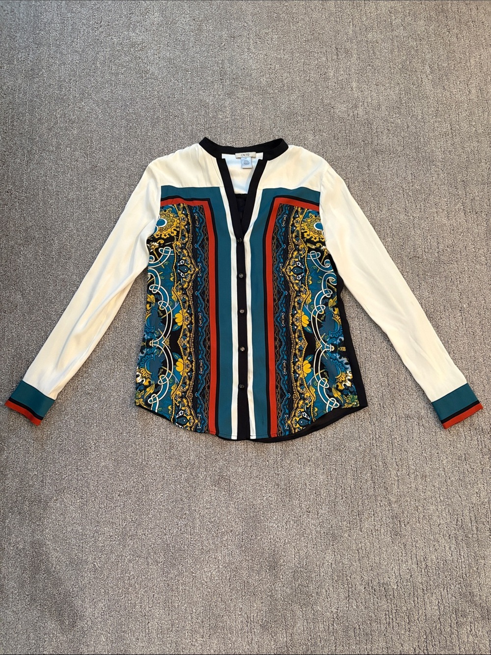 Rare Cache Silk Blouse
